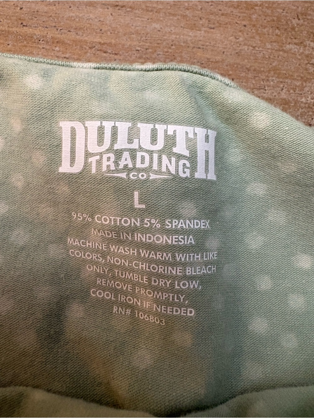 Duluth Trading Co Sage Green Polka Dot Scoop Neck Tank Top L - Picture 6 of 7